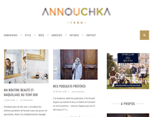 Tablet Screenshot of annouchka.fr